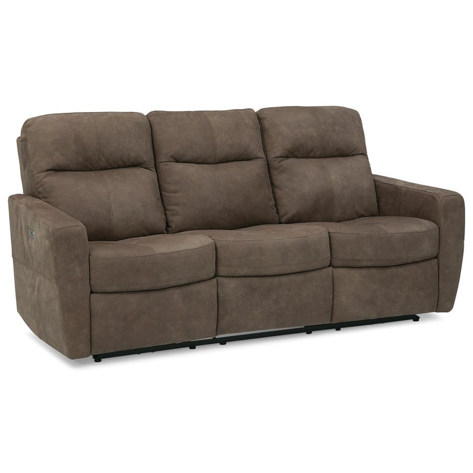 Palliser Cairo Contemporary Power Reclining Sofa with Power Headrest